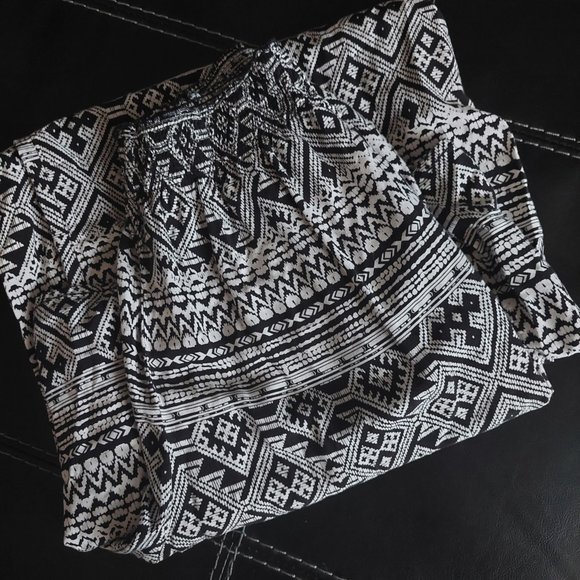 Garage black & white size small boho pants - Picture 3 of 3